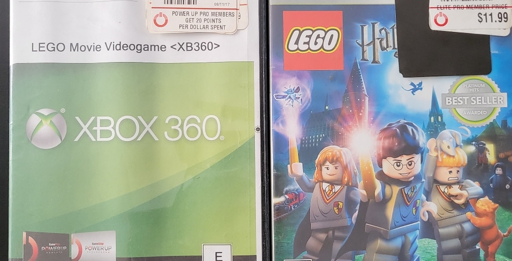 Lego movie & Harry Potter xbox 360 games